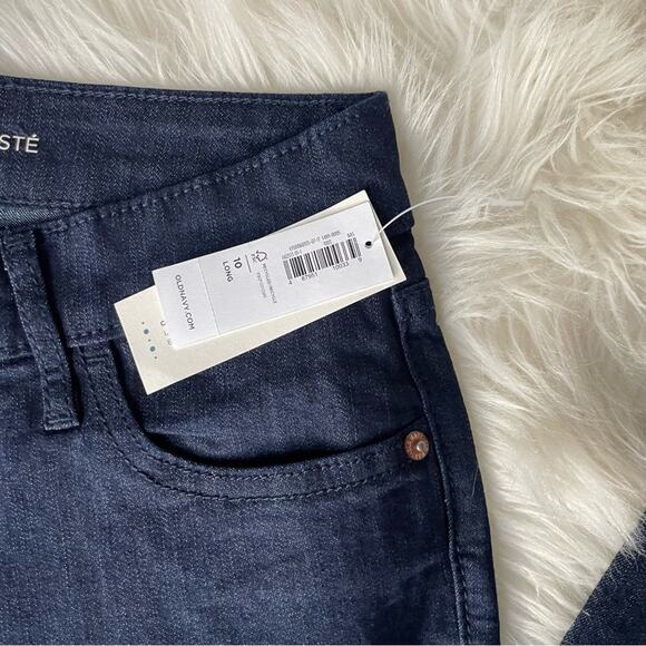 Old Navy Super Skinny Jeans Dark Wash Mid Rise NWT - Picture 3 of 9